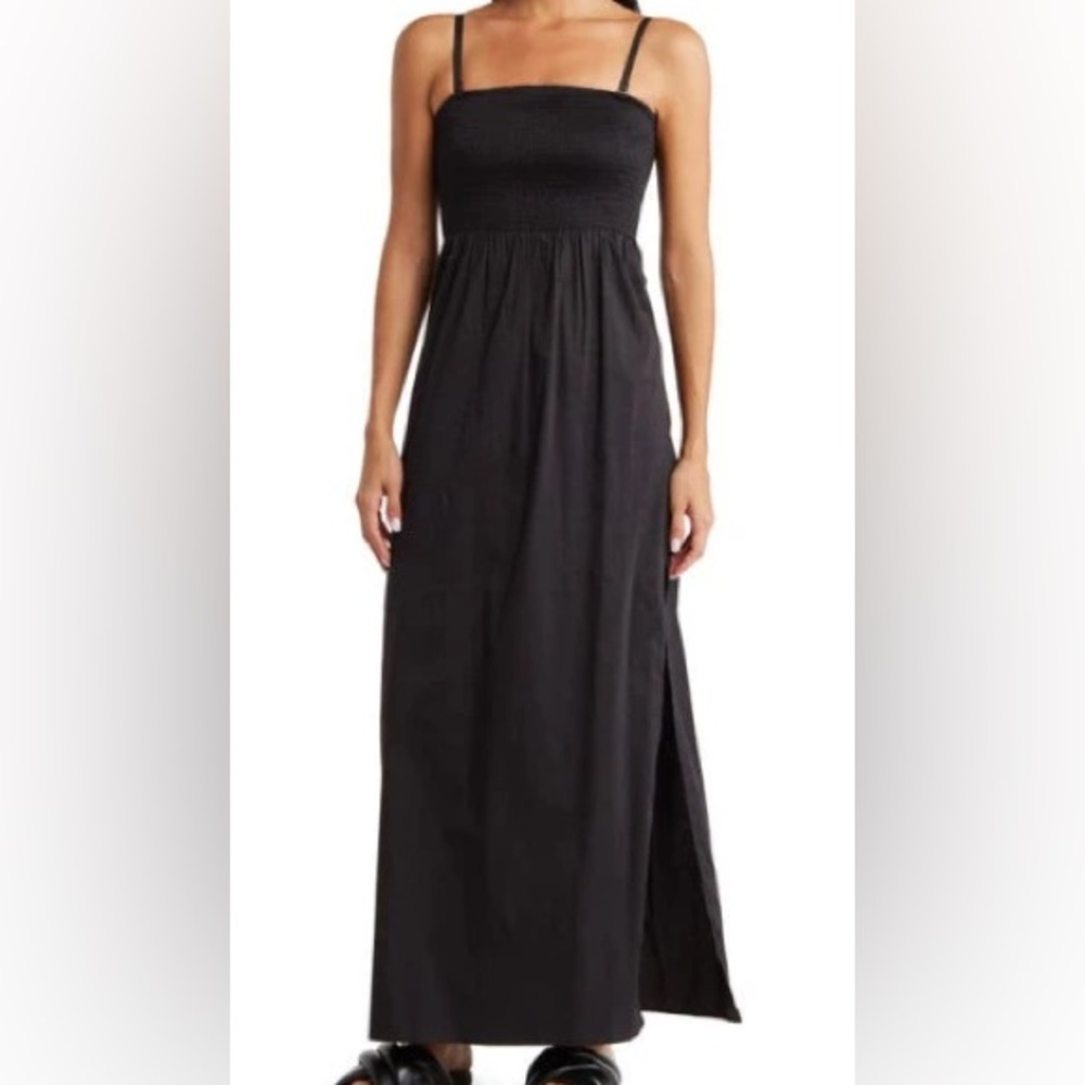 Favorite Daughter The Apartment Smocked Bodice Knit Maxi Dress